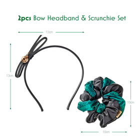 Conair Wicked Bow Headband and Scrunchie Set packaging view