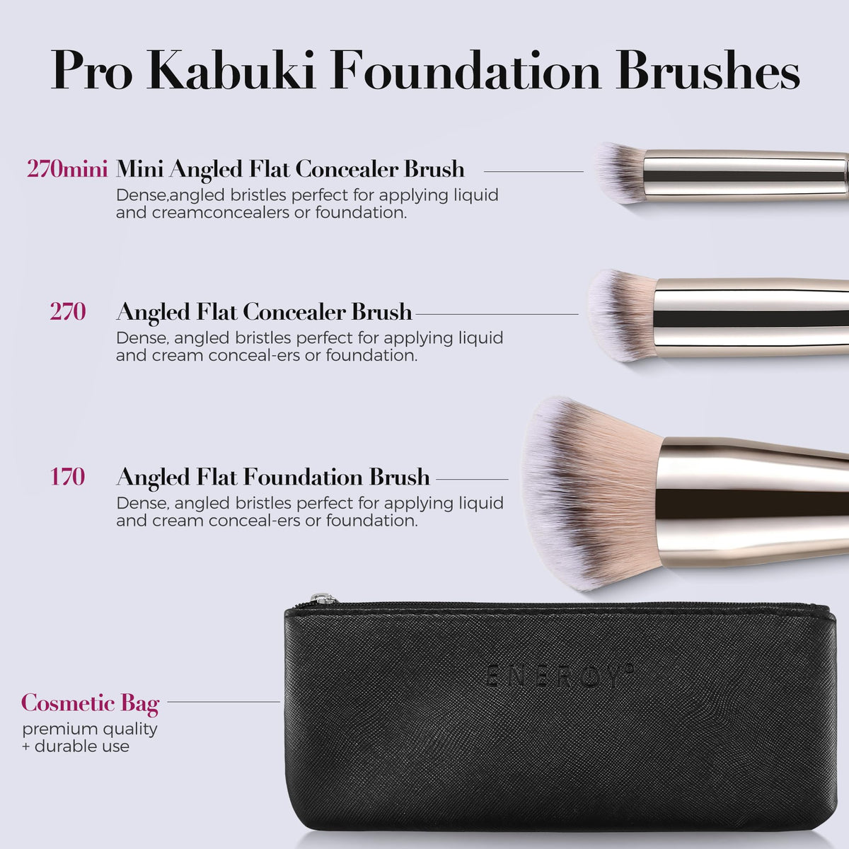 Concealer brush under eye from ENERGY