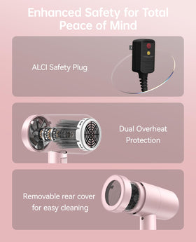 CONFU Hair Dryer back view with removable cover