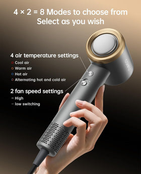 CONFU Hair Dryer lightweight design in hand