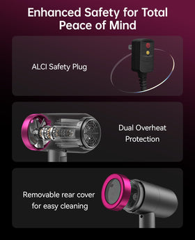 CONFU Ionic Blow Dryer 1600W showing power cord and plug