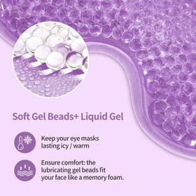 CONSGIJI Gel Eye Mask close-up of gel beads