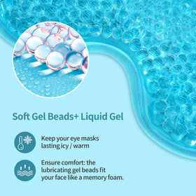 CONSGIJI Gel Eye Mask close-up of gel beads