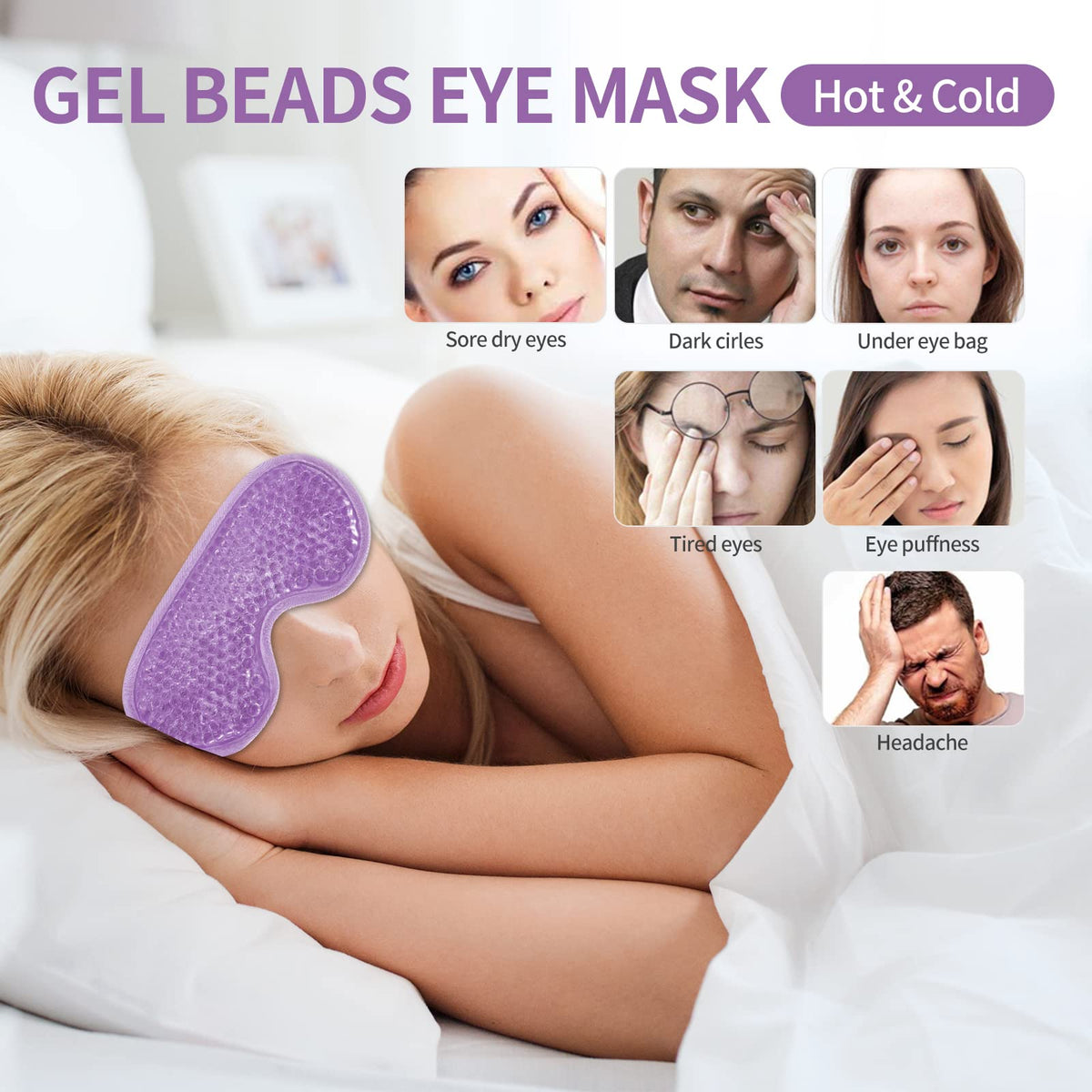 CONSGIJI Gel Eye Mask displayed on a flat surface