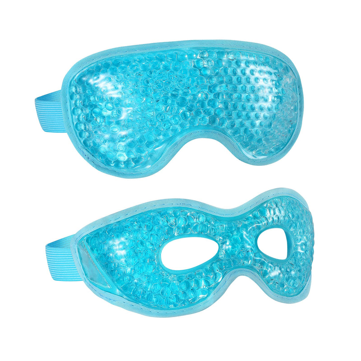 CONSGIJI Gel Eye Mask front view in blue