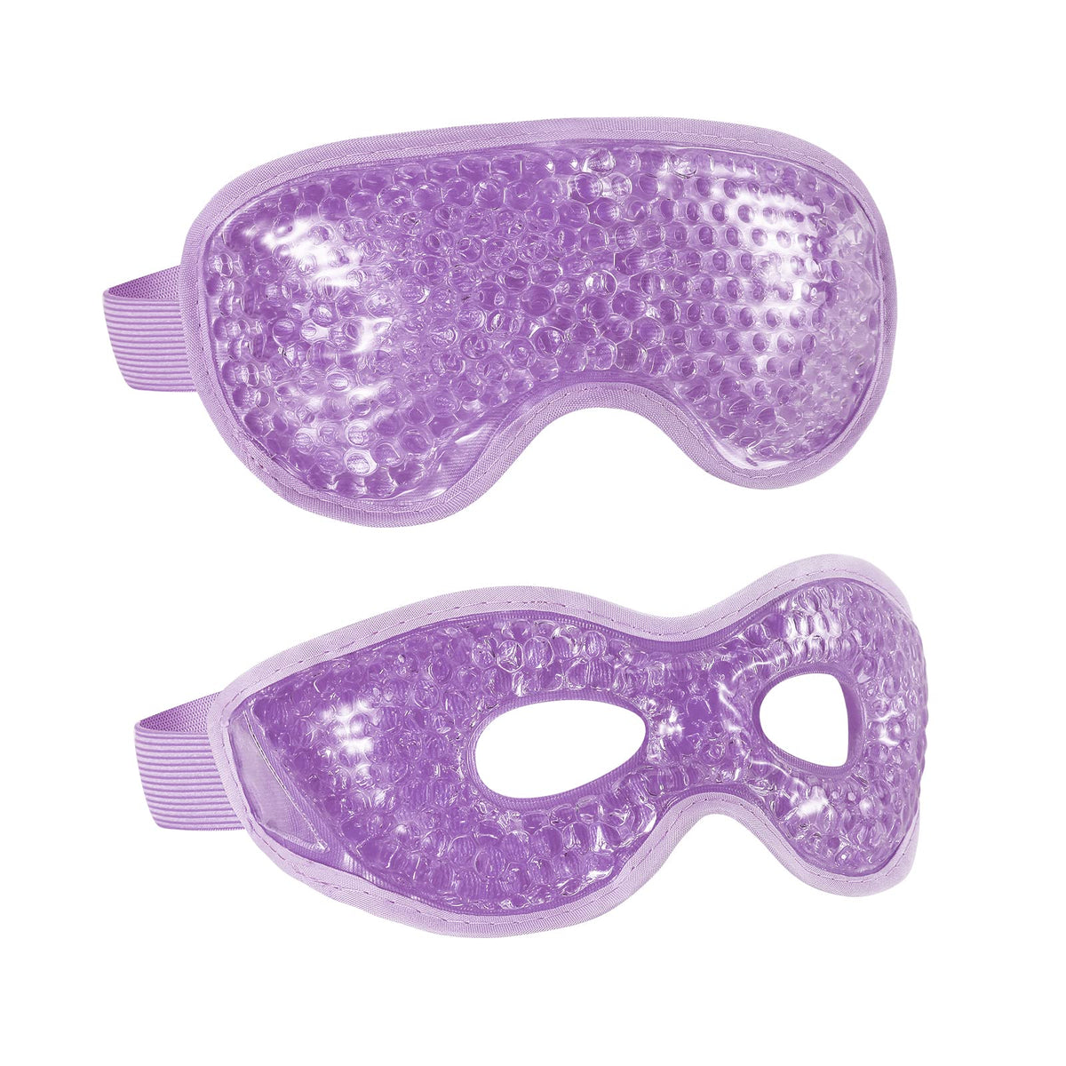 CONSGIJI Gel Eye Mask front view in purple