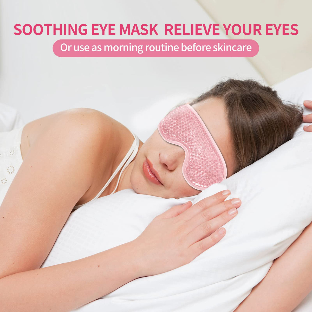 CONSGIJI Gel Eye Mask in refrigerator