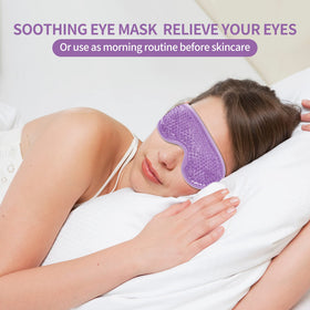 CONSGIJI Gel Eye Mask packaging showing product details