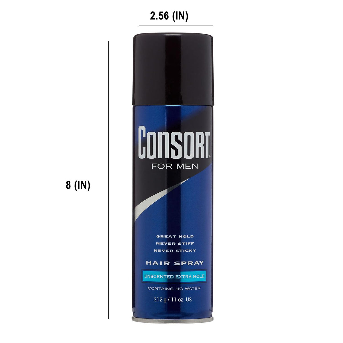 Consort Extra Hold Hair Spray can close-up of nozzle