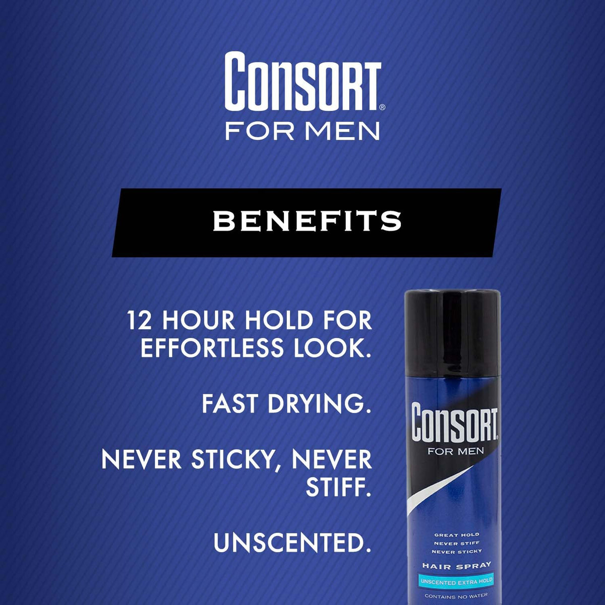 Consort Extra Hold Hair Spray can top view