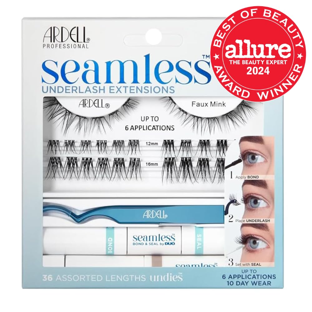 Contents of Ardell Eyelash Extension Kit laid out