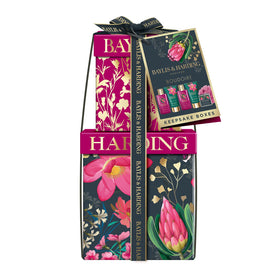 Contents of Baylis & Harding Boudoire Gift Set including body wash and lotion