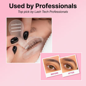 Contents of CLIONE Lash Lift Kit including sachets and rods