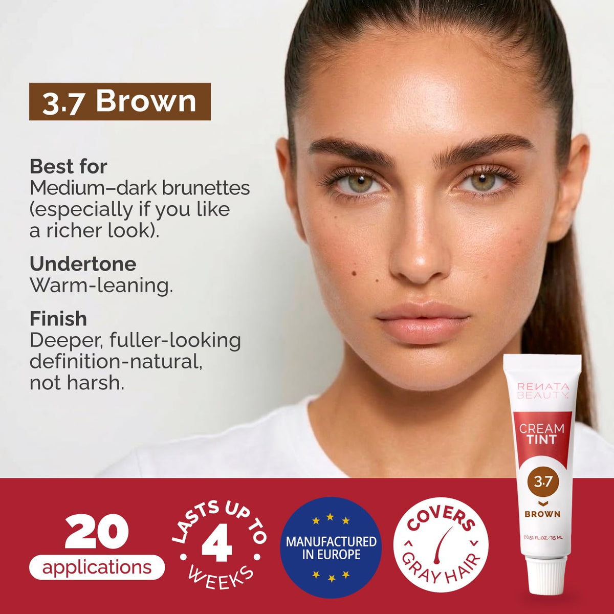 Contents of RB RENATA BEAUTY Tint Kit including dye and developer