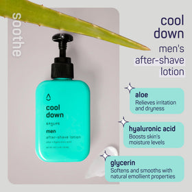 Cool Down After Shave Lotion from SpaLife in a sleek bottle