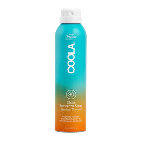 COOLA Clear Sunscreen Spray SPF 30 Tropical Coconut front view