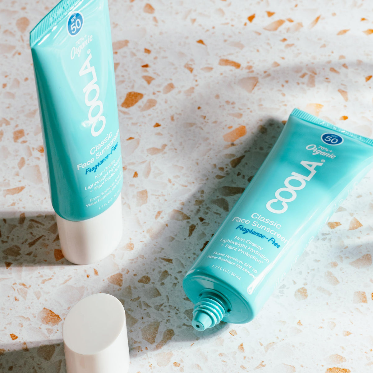COOLA Face Sunscreen SPF 50 Lotion close-up of the pump