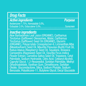 COOLA Face Sunscreen SPF 50 Lotion texture on skin