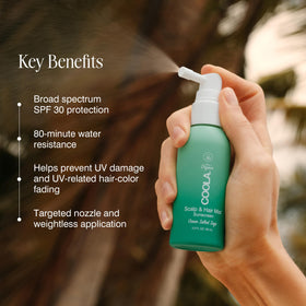COOLA Scalp and Hair Spray Sunscreen SPF 30 packaging details