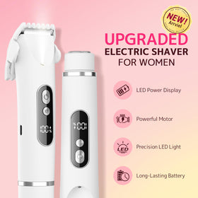 CoolHair Bikini Trimmer close-up of the LED light feature