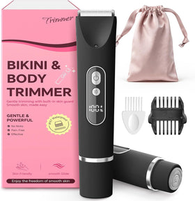 CoolHair Bikini Trimmer front view in black