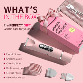 CoolHair Bikini Trimmer with LED light feature