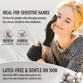 COOLJOB Moisturizing Gloves black XL packaging