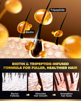 COOLKESI Biotin Hair Growth Shampoo bottle with natural ingredients