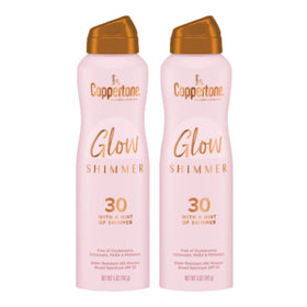 Coppertone Glow Shimmer Sunscreen Spray SPF 30 front view