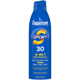 Coppertone Sport Continuous Sunscreen Spray SPF 30 front view