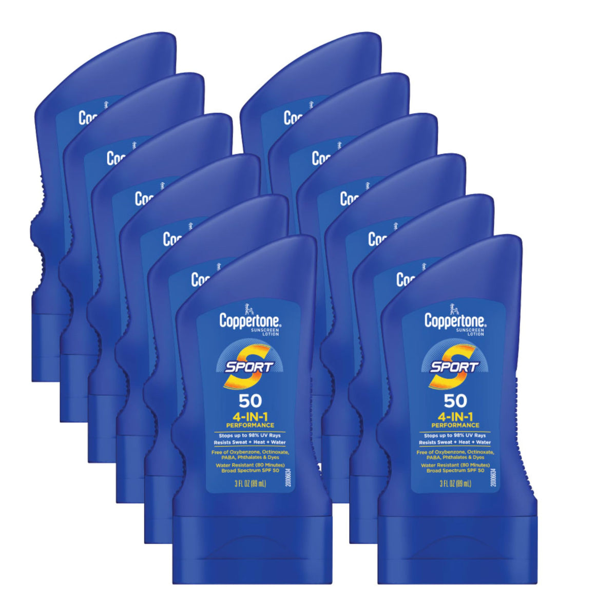 Coppertone Sport Sunscreen Lotion SPF 50 3 FL OZ bottle front view