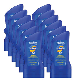Coppertone Sport Sunscreen Lotion SPF 50 3 FL OZ bottle front view