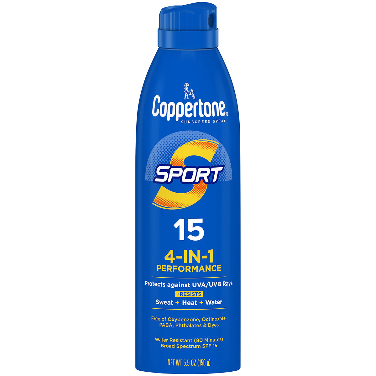 Coppertone Sport Sunscreen Spray SPF 15 front view