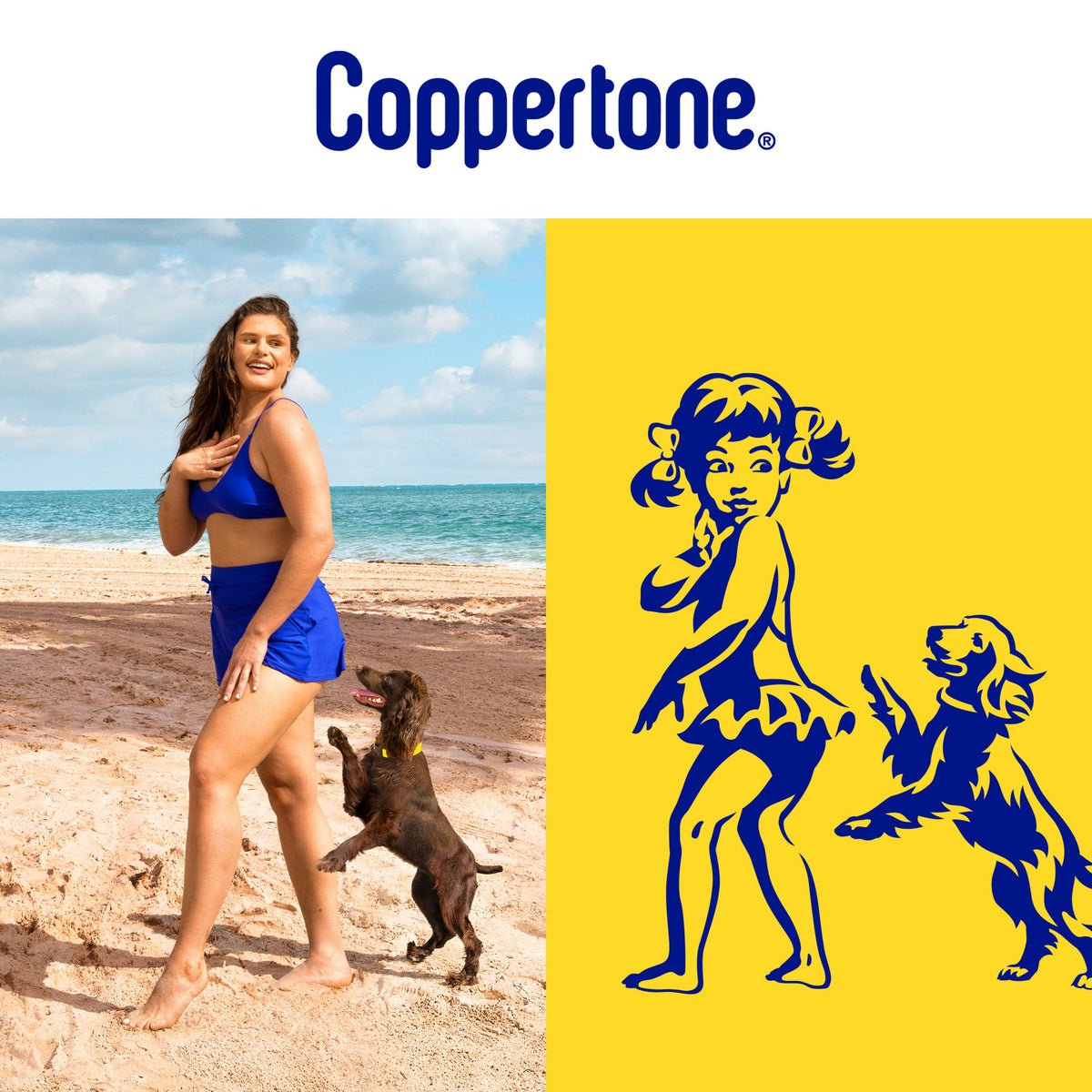 Coppertone Sport Sunscreen Spray SPF 15 on beach