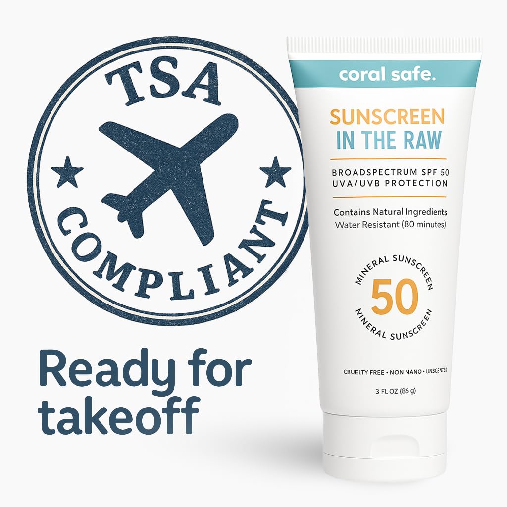 Coral Safe Sunscreen Lotion SPF 50 texture close-up