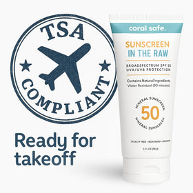 Coral Safe Sunscreen Lotion SPF 50 texture close-up