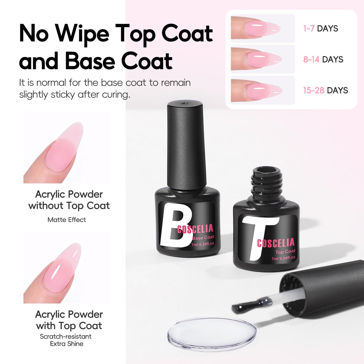 COSCELIA acrylic nail kit packaging