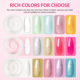 COSCELIA complete acrylic nail kit packaging