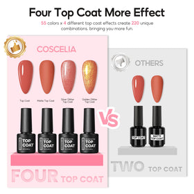 COSCELIA complete gel nail kit packaging