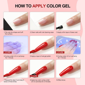 COSCELIA Gel Nail Polish in various shades