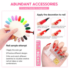 COSCELIA gel nail polish kit packaging