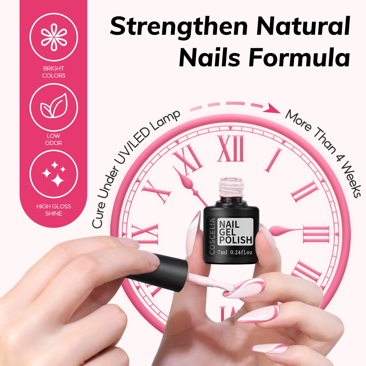 COSCELIA gel nail polish kit with manicure tools