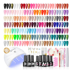 COSCELIA Gel Nail Polish Kit with UV Light front view