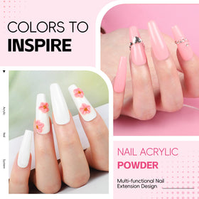 COSCELIA glitter powders and rhinestones for nail art