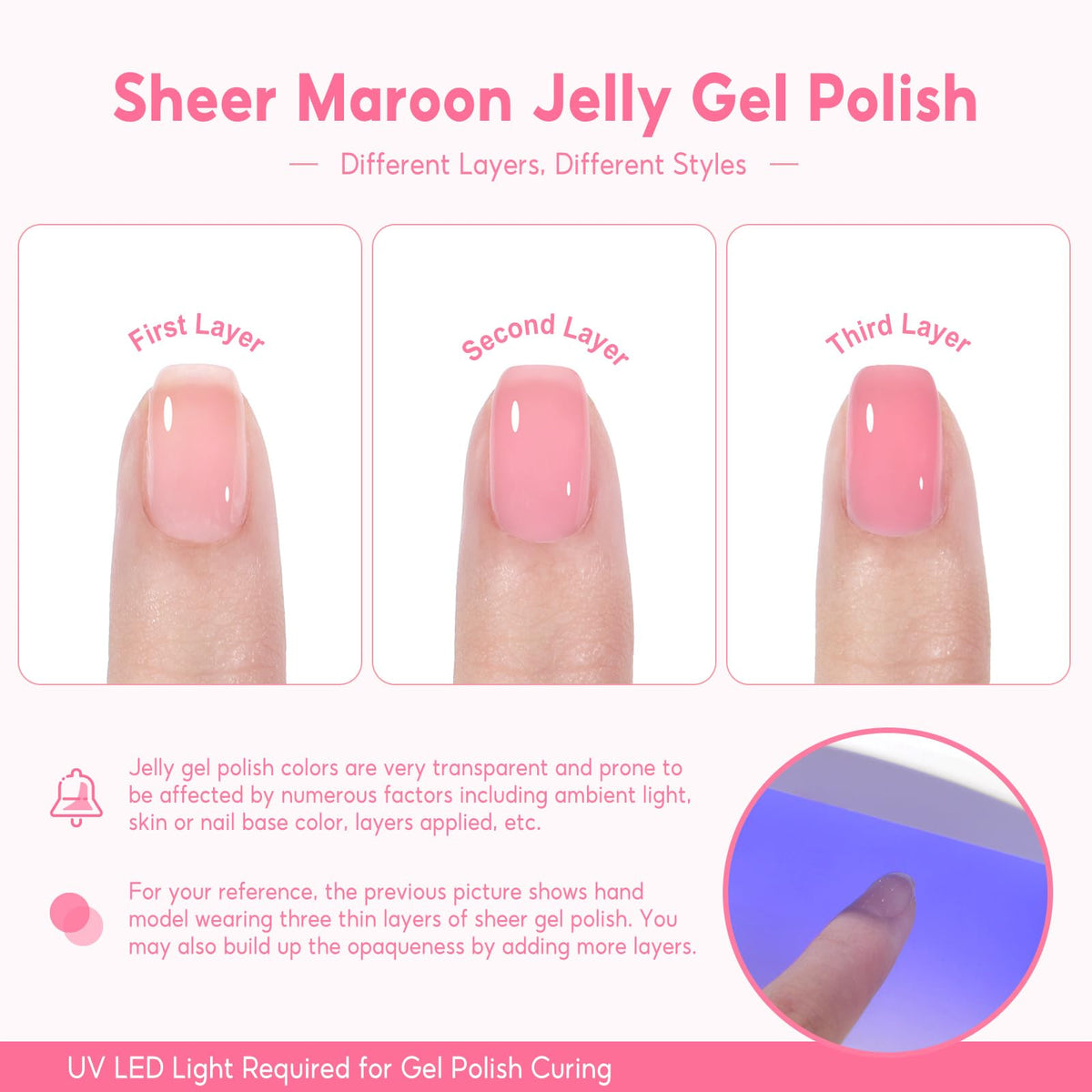 COSCELIA jelly gel polish bottles in assorted fall shades