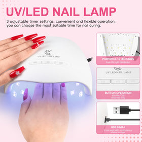 COSCELIA USB nail lamp for curing gel nails