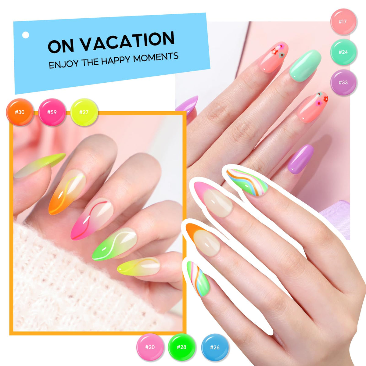 COSCELIA UV lamp for gel nails with automatic sensing feature
