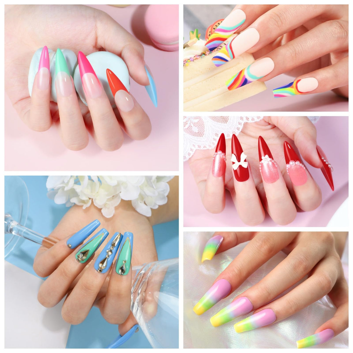 COSCELIA UV LED light with timer settings for gel nails