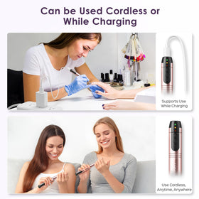 COSLUS C20 Nail Drill in use on a hand