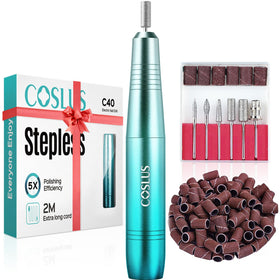 COSLUS C40 Electric Nail Drill front view with control dial